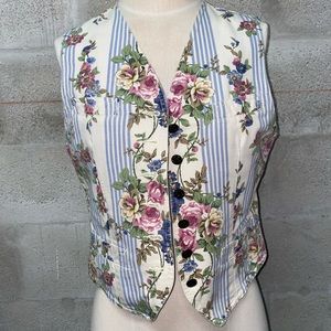 LizWear (Liz Claiborne) Floral Vest